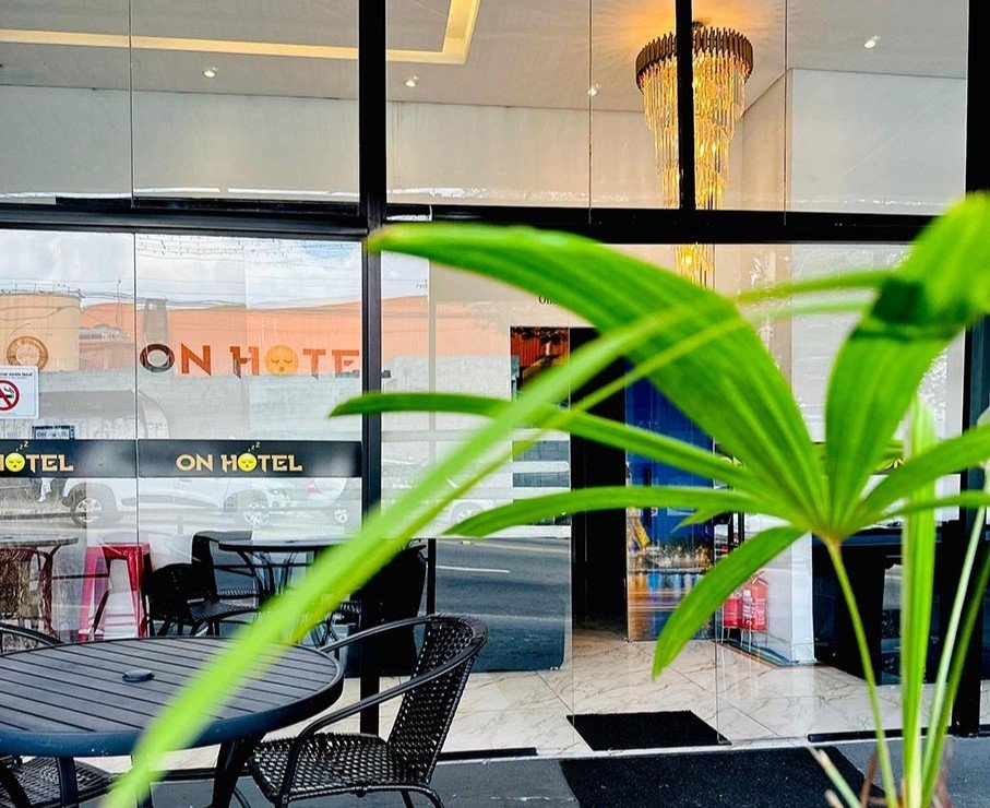entrada do hotel