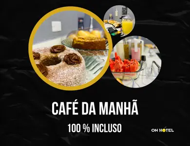 Café da manhã 100% incluso